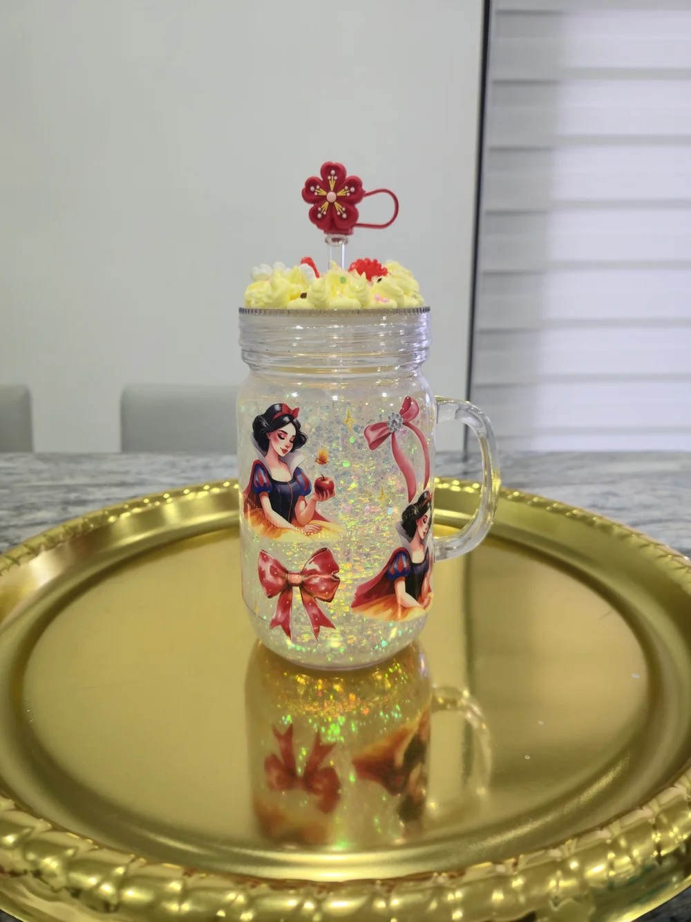 Acrilic Snowglobe Jar 20oz